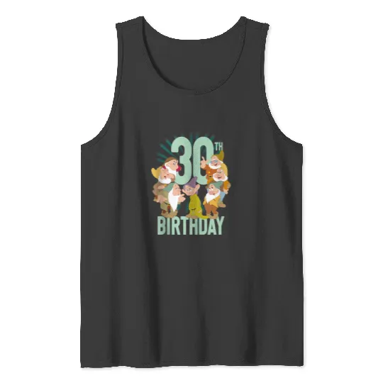Disneyss Snow White Seven Dwarfs 30th Birthday Tank Tops