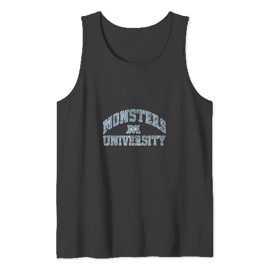 Disney Pixar Monsters University Simple Collegiate Tank Tops