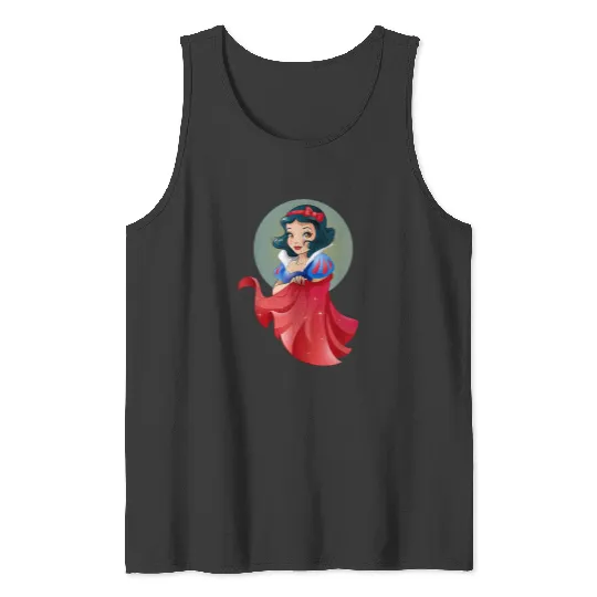 Disneyss Snow White Stylized Tank Tops