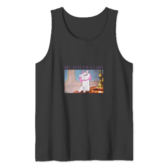Disney The Aristocats Marie Because I'm A Lady Portrait Tank Tops