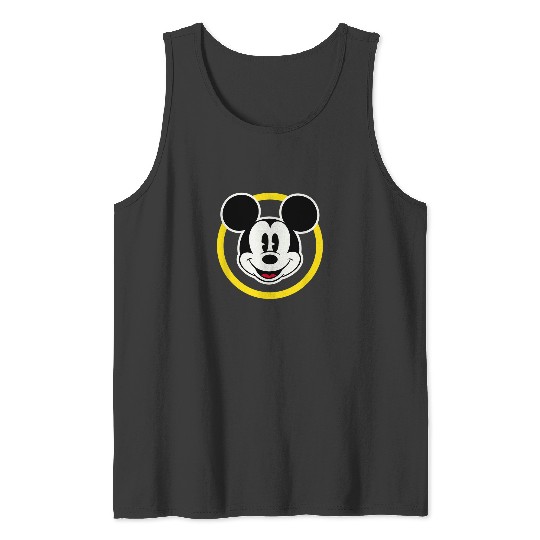 Amazon Essentials Disney Smiling Mickey in Yello Tank Tops