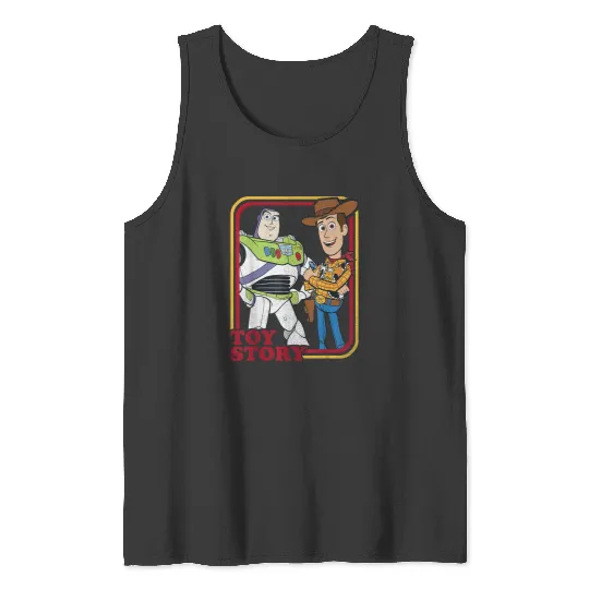 Disneys Pixar Toy Story Buzz Lightyear Woody Buds Tank Tops