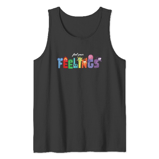 Disneyss And Pixarss Inside Out 2 Emotions Feel Your Feelings Tank Tops