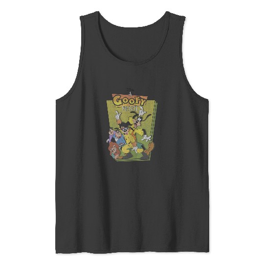Disney A Goofy Movie Max Powerline Dance Logo Tank Tops