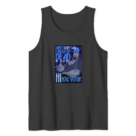Disney Hercules The Name's Hades Quote Graphic Tank Tops