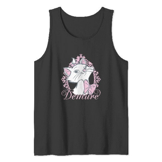 Disneyss The Aristocats Cute Marie Demure Sketch Chest Frame Tank Tops