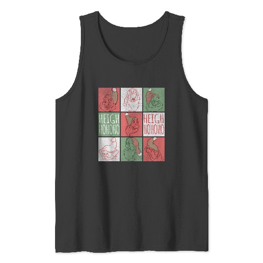 Disneyss Snow White Heigh Ho Ho Ho Dwarfs Christmas Tank Tops
