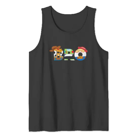 Disneyss And Pixarss Toy Story Bro Brother Family Birthday Tank Tops