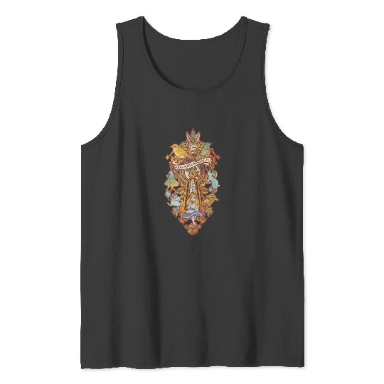 Disneys Alice In Wonderland Madness Collage Tank Tops