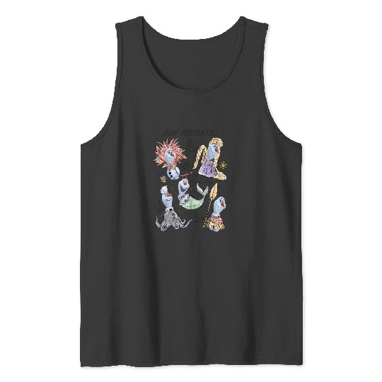 Disney Olaf Presents Classic Costume Sketches Tank Tops