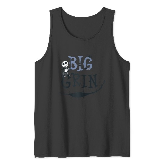 Disneyss The Nightmare Before Christmas Halloween Big Grin Tank Tops