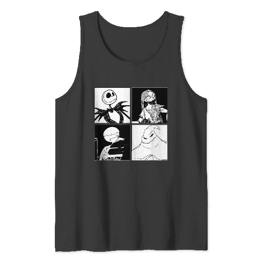 Disneyss Nightmare Before Christmas Four Box Tank Tops
