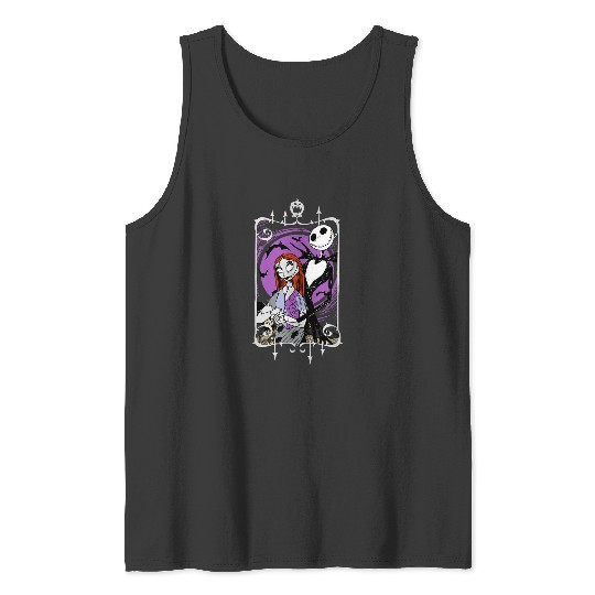 Disneyss Nightmare Before Christmas Jack And Sally Tank Tops