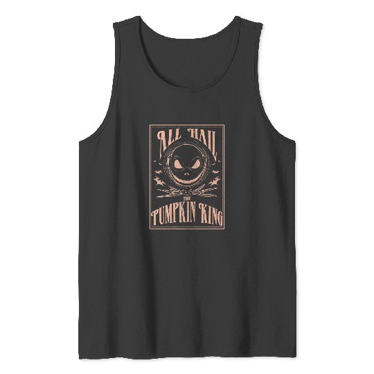 Disneyss The Nightmare Before Christmas Hail The Pumpkin King Tank Tops