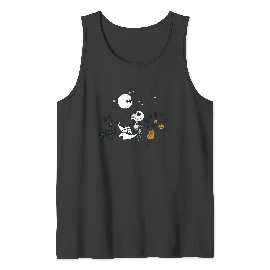 Disneyss The Nightmare Before Christmas Halloween Town Entry Tank Tops