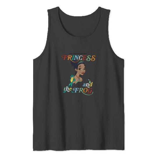 Disney Princess And The Frog Tiana And Frog Naveen Portrait Tank Tops