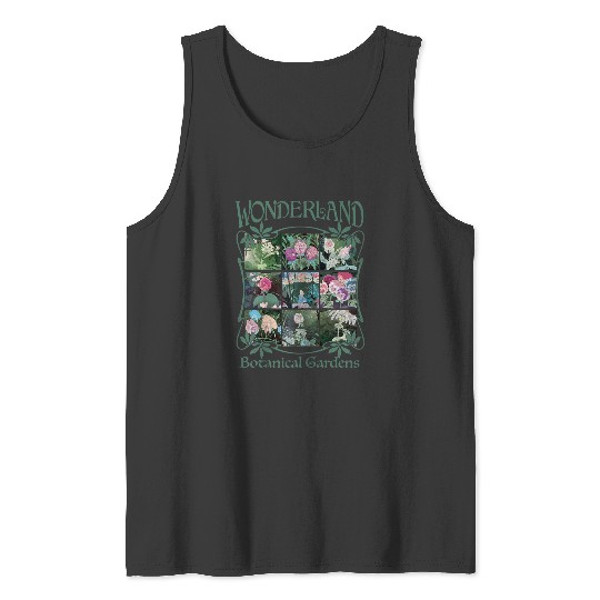 Disneys Alice In Wonderland Botanical Gardens Tank Tops