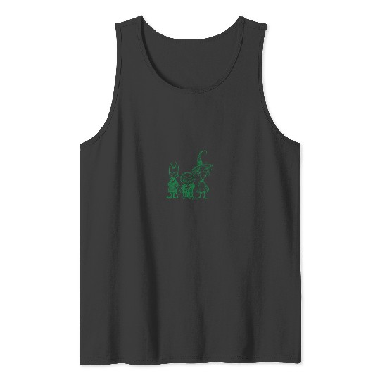 Disneyss The Nightmare Before Christmas Boogies Trio 2 sided Tank Tops