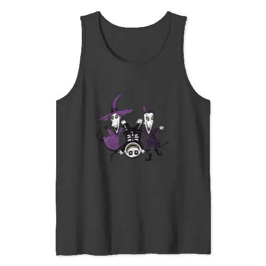 Disneyss Halloween Nightmare Before Christmas Trick Or Treat Tank Tops