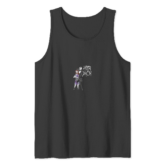 Disneyss The Nightmare Before Christmas Her Jack Tank Tops