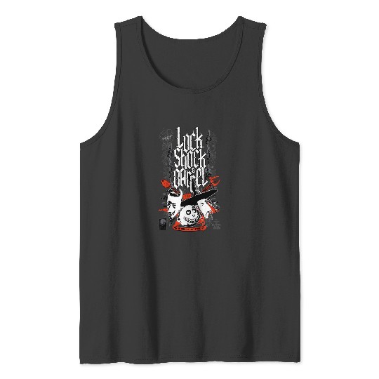 Disneyss The Nightmare Before Christmas Lock Shock And Barrel Tank Tops