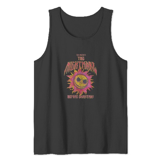 Disneyss The Nightmare Before Christmas Jack Pop Distressed Tank Tops