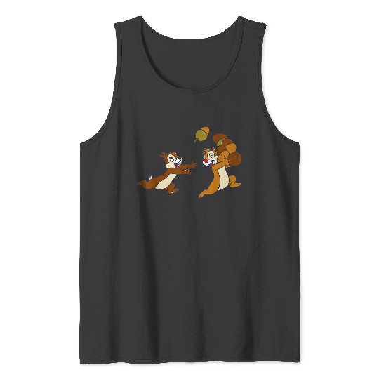 Disneys Chip 'n Dale Acorn Chase Tank Tops