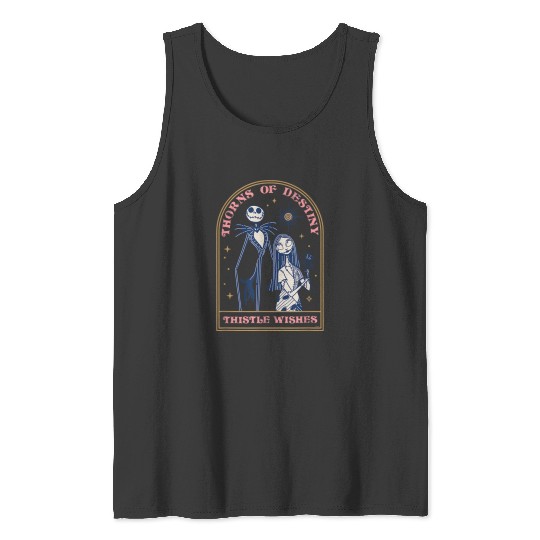 Disneyss The Nightmare Before Christmas Jack And Sally Destiny Tank Tops