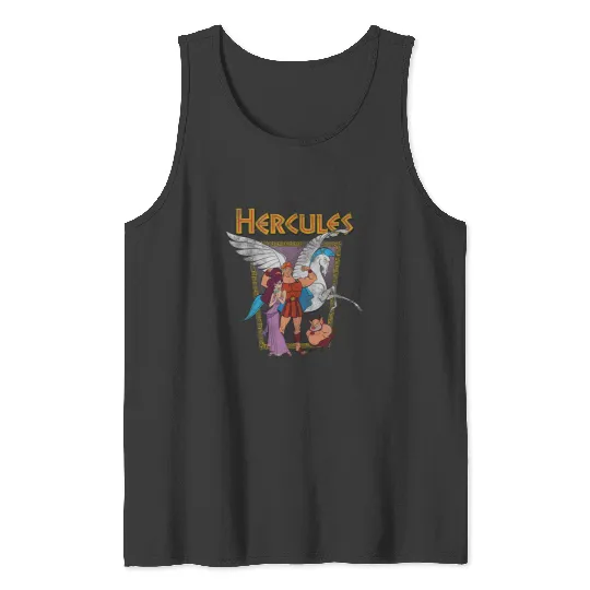 Disney Hercules Classic Movie Poster Tank Tops