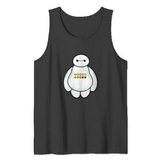 Disneyss Big Hero 6 Baymax Displaying Different Levels Of Pain Tank Tops