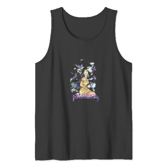 Disneys pocahontas watercolors of wind graphic Tank Tops
