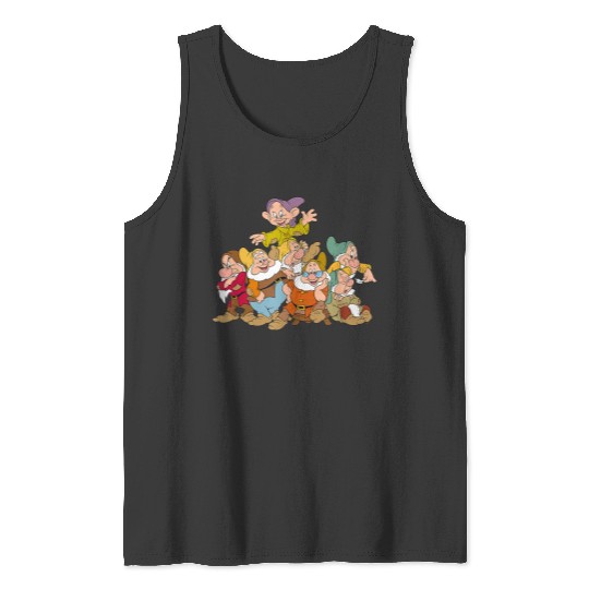 Disneys Snow White The Seven Dwarfs Group Fun Tank Tops