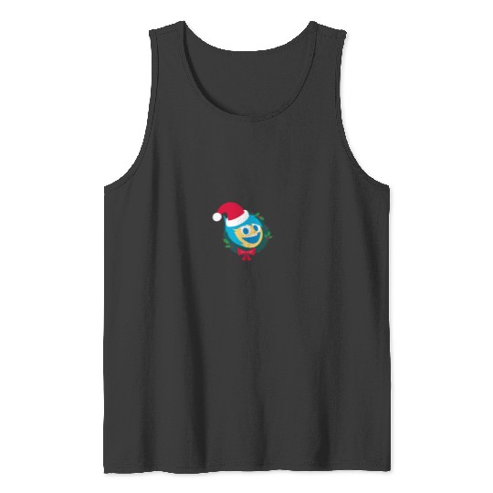 Disneyss And Pixarss Inside Out 2 Santa Joy Christmas Holiday Tank Tops