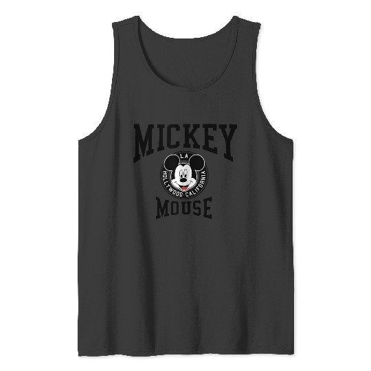 Disneyss Mickey And Friends Mickey Mouse Hollywood Collegiate Tank Tops