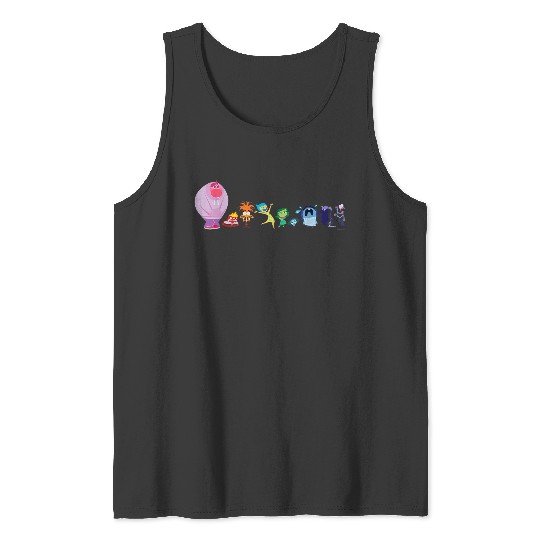 Disneyss And Pixarss Inside Out 2 Emotions Toony Lineup Tank Tops