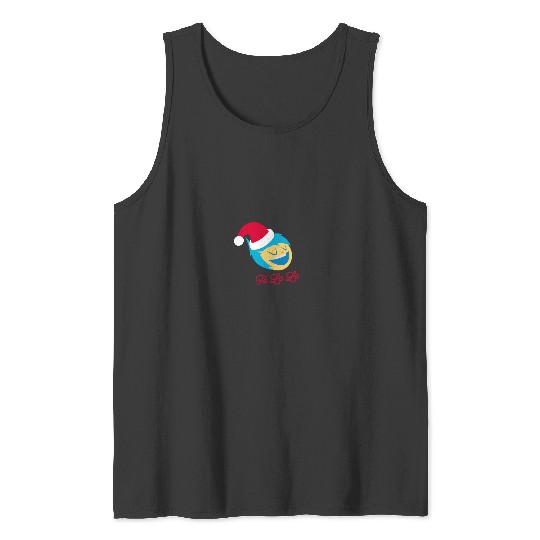Disneyss And Pixarss Inside Out 2 Christmas Fa La La Santa Joy Tank Tops