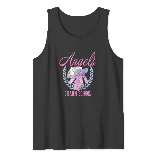 Disneyss Lilo Stitch Angel Charm School Demure College Tank Tops