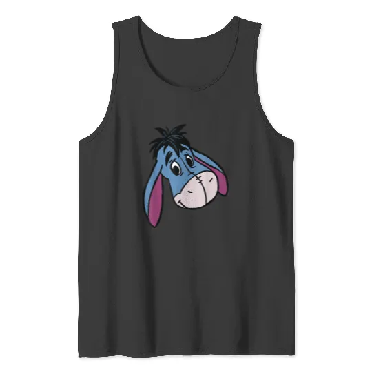 Disneyss Winnie The Pooh Eeyore Happy Big Faces Costume Tank Tops