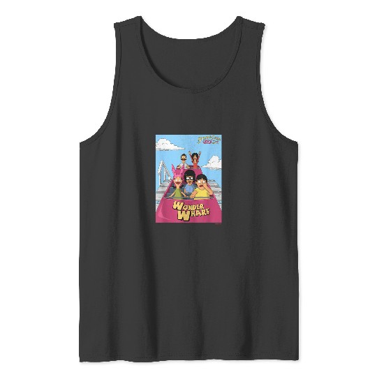 The Bobs Burgers Movie Wonder Wharf Roller Coast Tank Tops