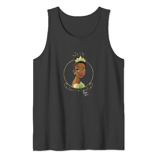 Disneyss Princess Royalty Group Matching Tiana 2 sided Tank Tops