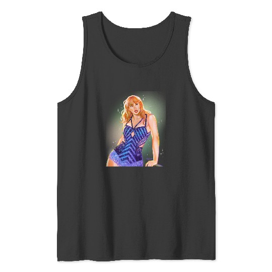 Taylorss Swift Eras Tour Chevron Midnights Tank Tops