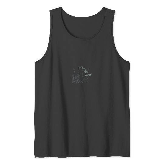 Disneyss Winnie The Pooh You Are So Loved Pooh Tigger Logo Tank Tops