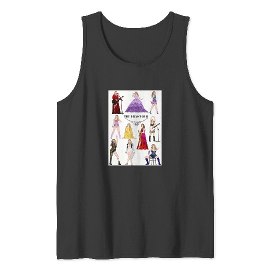 Discover The Eras Tour // Miamis // Night 3 // Handdrawn Poster Tank Tops