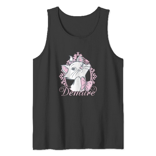 Disneyss The Aristocats Cute Marie Demure Sketch Chest Frame Tank Tops