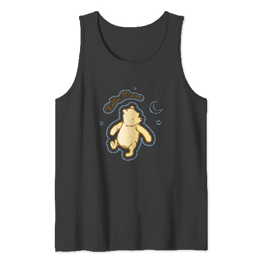 Disneyss Winnie The Pooh Hello Moon Bedtime Bear Tank Tops