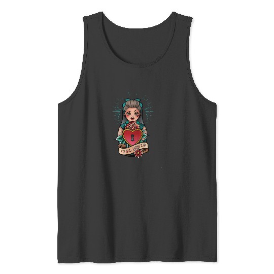 Girl power tattoo old school tees  : Disney princess tattoo Shirt,  Princess tattoo vintage t shirt, Disney princess tattoo Gift Fan S-5XL Tank Tops