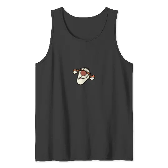 Disneyss Winnie The Pooh Tigger Happy Big Faces Costume Tank Tops