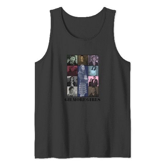 Gilmore Girls Eras Tour Poster (Black Print) Tank Tops