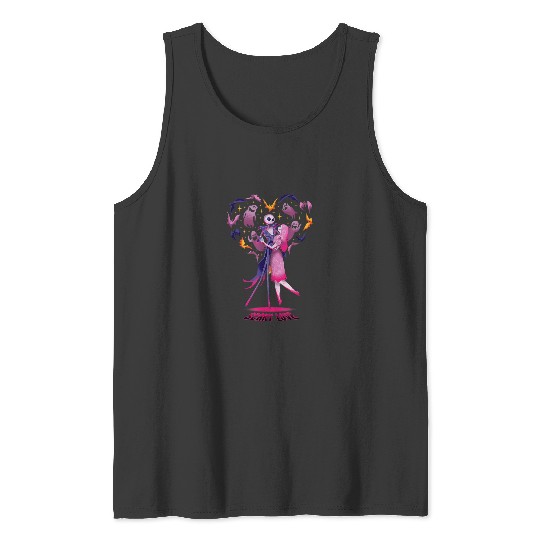 Disney The Nightmare Before Christmas Jack Sally Tank Tops