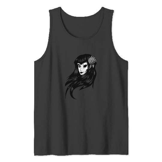 Skeleton Beauty  : Disney princess tattoo Shirt,  Princess tattoo vintage t shirt, Disney princess tattoo Gift Fan S-5XL Tank Tops